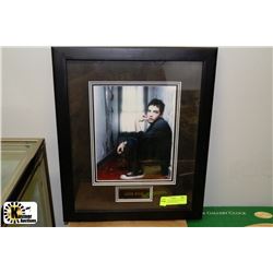 JACOB DYLANFRAMED & DOUBLE MATTED SIGNED PHOTO