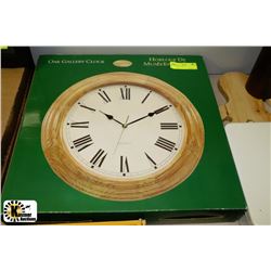 OAK WALL CLOCK