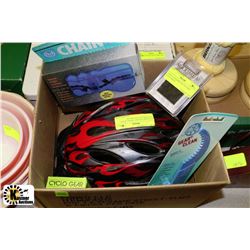 BELL BIKE HELMET WITH CHAIN CLEANER & CHAIN BREAK