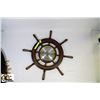 Image 1 : SHIP WHEEL STYLE BAROMETER