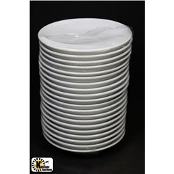 CASE OF 20PC SAUCER SET