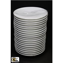 CASE OF 20PC SAUCER SET