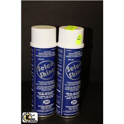 TWO CANS OF SELCO STAINLESS STEEL SPRAY CLEANER
