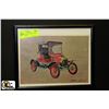 Image 1 : FRAMED ANTIQUE CAR PICTURE 1906 MAXWELL