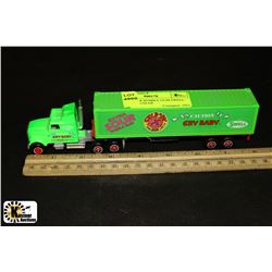 EXTRA SOUR BUBBLE GUM SWELL TRUCK & TRAILER