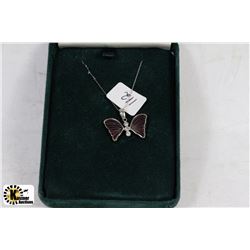 #112-14K WHITE GOLD TOURMALINE,DIAMOND (0.16CT)