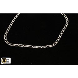 STERLING .925 SILVER SPECIAL LINK NECKLACE 16"