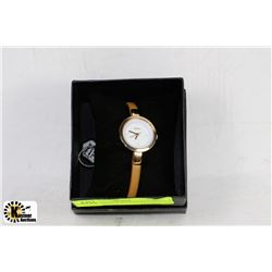 KEZZI WOMENS WATCH BROWN STRAP