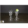 Image 1 : SET OF MINI CRYSTAL WINE GLASSES