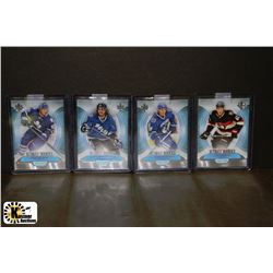 UPPERDECK LIMITED ROOKIE CARDS X4
