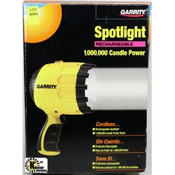 GARRITY RECHARGABLE SPOTLIGHT 1000000 POWER
