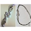 Image 1 : #24-STERLING SILVER CUBIC ZIRCONIA BRACELET