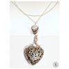 Image 1 : #27-STERLING SILVER HEART DESIGN PERSONA PENDANT &