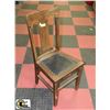 Image 1 : VINTAGE SOLID OAK SIDE CHAIR