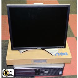 DELL DESKTOP COMPUTER WITH MONITOR,KEYBOARD