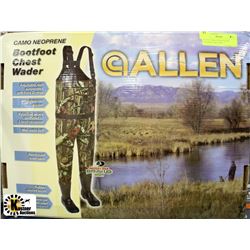 ALLEN CAMO CHESTWADERS NEOPRENE SIZE 7MEN -