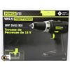 Image 1 : NEW 18V DRILL WITH BATTERY AND CHARGER