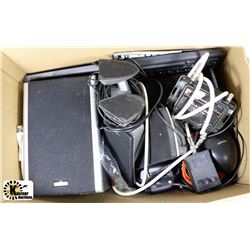 BOX W/ COMPUTER ACCESSORIES INCL.