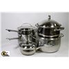 Image 1 : 9-PC POT SET W/LIDS