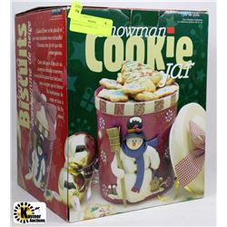 SNOWMAN COOKIE JAR