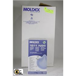 LOT OF MOLDEX 1511-N95 HEALTHCARE & SURGICAL MASKS