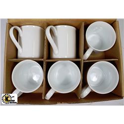 LOT OF 6 NEW COFFEE CUPS