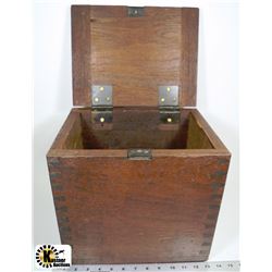 WOODEN AMMO BOX