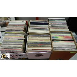 6 BOXES OF ASSORTED RECORDS