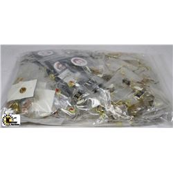 BAG OF HUNDREDS OF PINS