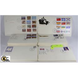 LOT OF COMPLETE FIRST DAY COVERS FROM 77-82