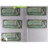 Image 1 : LOT OF 5 CANADIAN $1 DOLLAR CENTENNIAL BANK