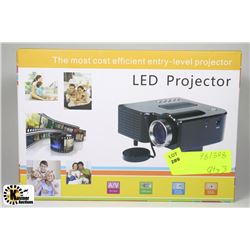NEW BLACK LED MULTIMEDIA PROJECTOR