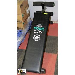YORK INCLINE SIT UP BENCH