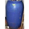 Image 1 : LARGE BLUE PLASTIC RAIN BARREL