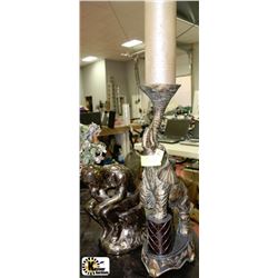 ELEPHANT CANDLE & THINKING MAN