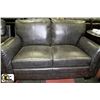 Image 2 : NEW CYRUS CHARCOAL LEATHERETTE SOFA AND LOVESEAT