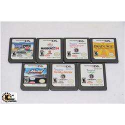 7 NINTENDO DS GAMES