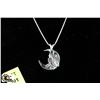 Image 1 : .925 SILVER "MOTHER MOON" PENDANT & SNAKE CHAIN