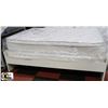 Image 1 : WHITE FULL-SIZE WOOD (54") BED FRAME *NOTE*