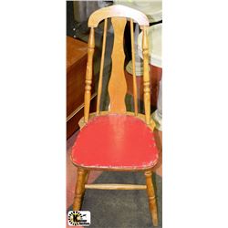 WOODEN SIDE CHAIR