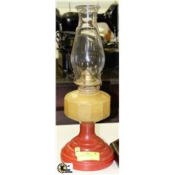 VINTAGE COAL OIL LAMP