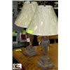 Image 1 : PAIR OF TABLE LAMPS WITH SHADES
