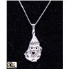 Image 1 : VINTAGE ITALY .925 SILVER CLOWN MASK PENDANT &