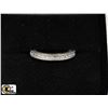 Image 1 : GEMSTONE STUDDED .925 SILVER BAND - SIZE 7