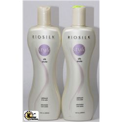 LOT OF 2 BOTTLES OF BIOSILK STYLE SILK