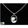 Image 1 : .925 SILVER SWORDFISH PENDANT & CHAIN - 18"