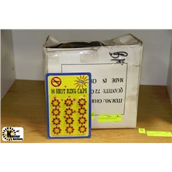 CASE OF CAPS FOR CAP GUNS