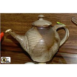 LARGE POTTERY TEAPOT