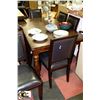 Image 1 : DINING TABLE W/ 7 CHAIRS