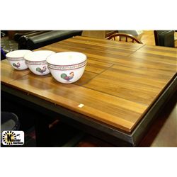 BAR HEIGHT DINING TABLE W/ JACK KNIFE LEAF